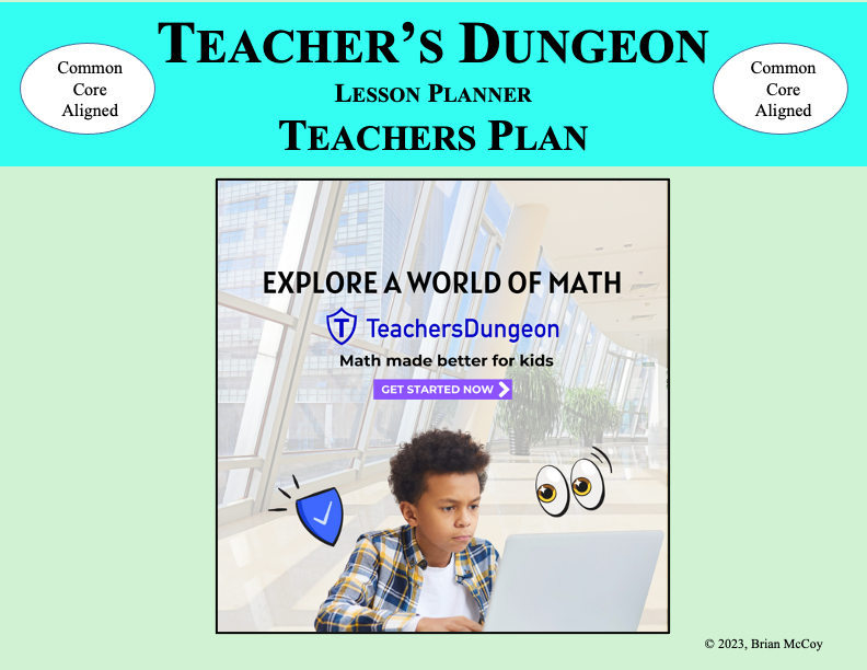 Teacher Plan